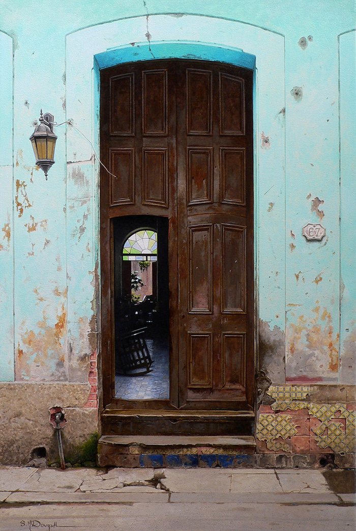 Havana Doorway No.67 by Scott McDougall | Lethbridge Gallery